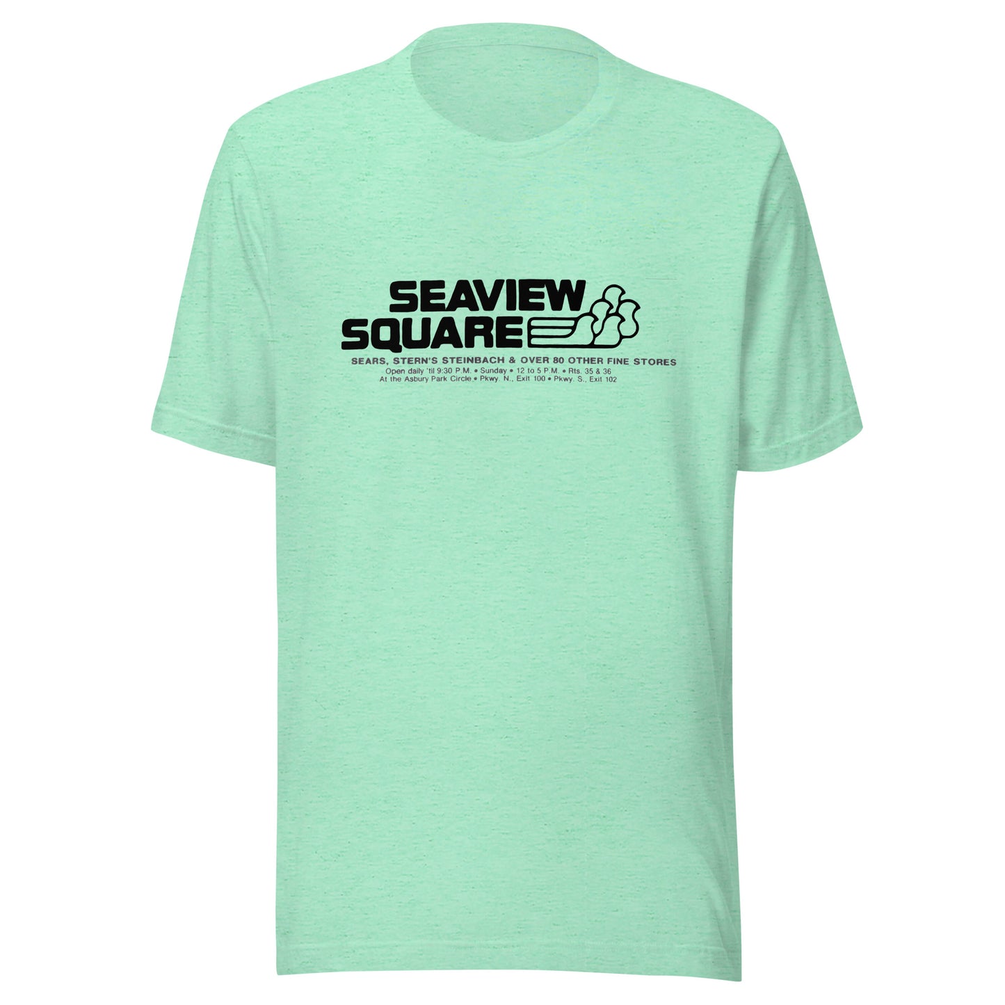 Seaview Square Mall - OCEAN / NEPTUNE - Unisex t-shirt Heather Mint