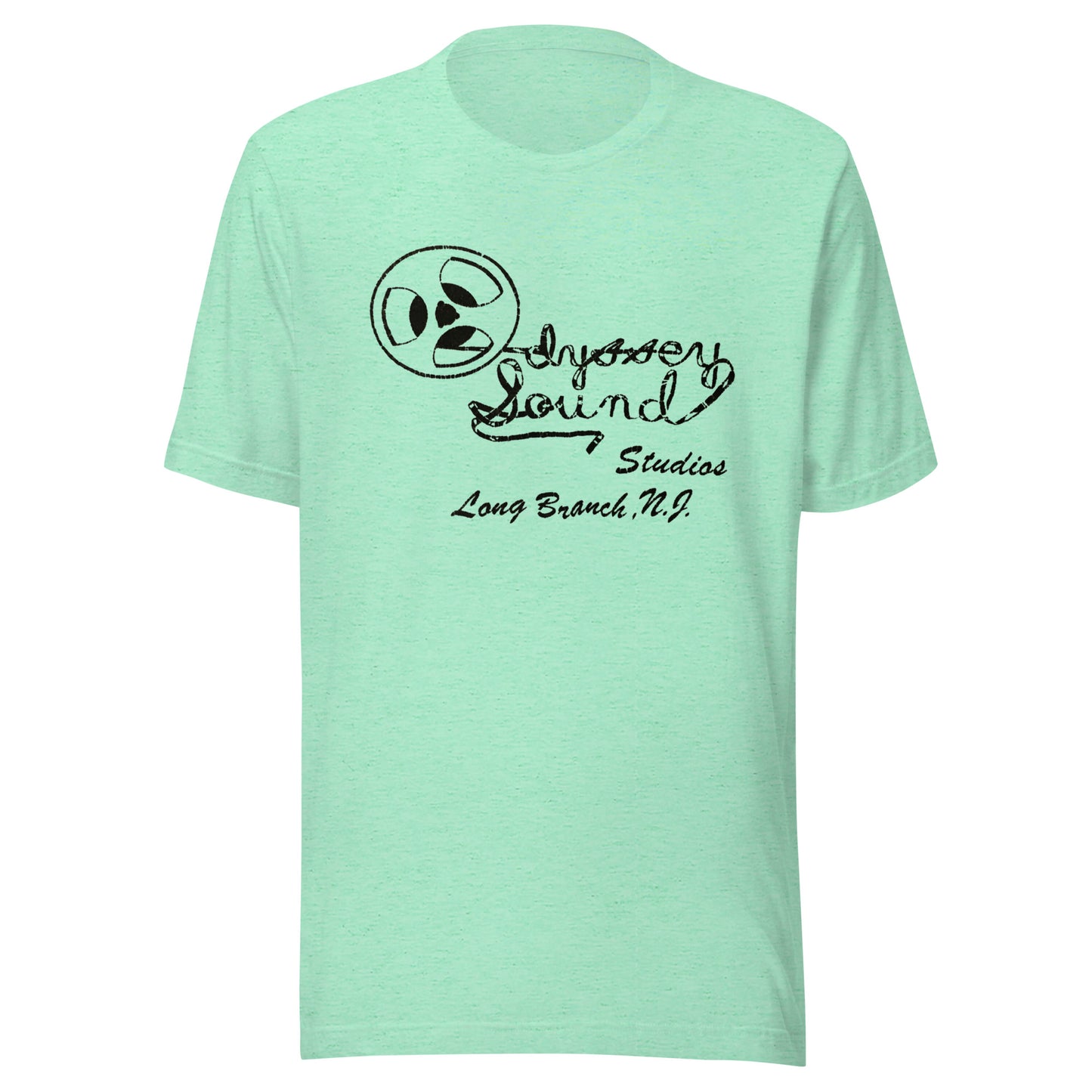 Odyssey Sound Studios - LONG BRANCH - Unisex t-shirt Heather Mint