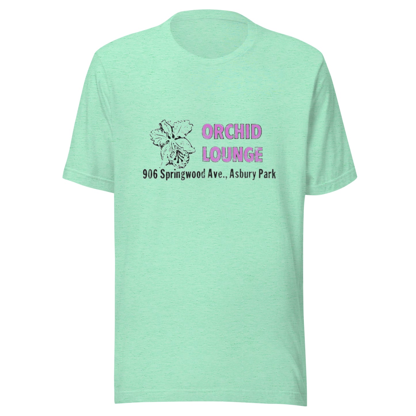 Orchid Lounge - ASBURY PARK - Unisex t-shirt Heather Mint