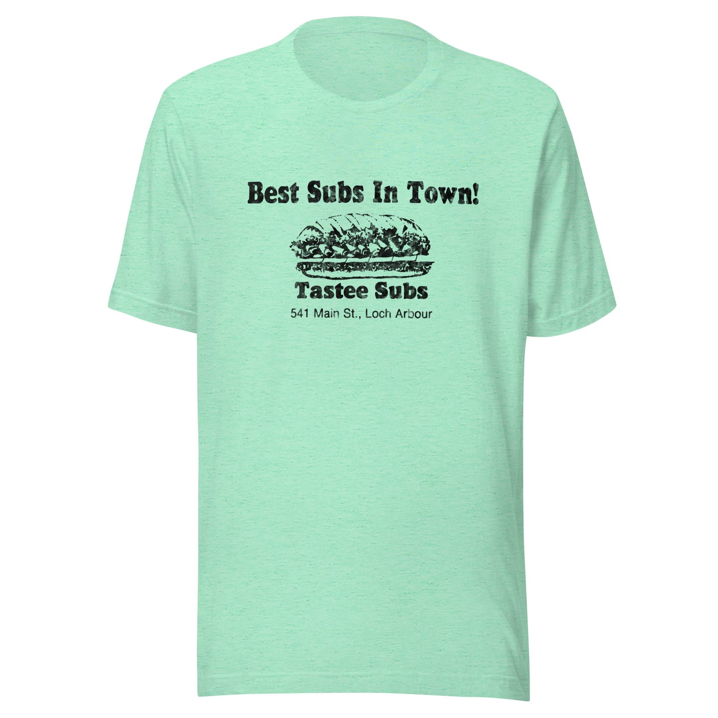 Tastee Subs - LOCH ARBOUR / ALLENHURST - Unisex t-shirt Heather Mint