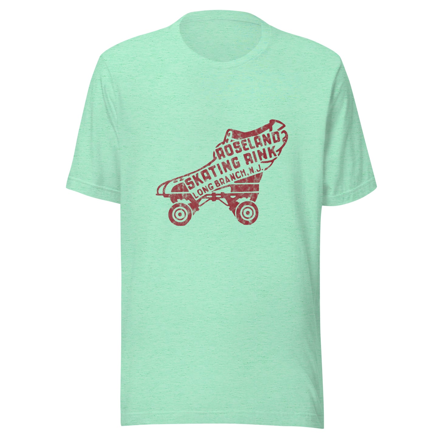 Roseland Skating Rink - LONG BRANCH - Unisex t-shirt Heather Mint