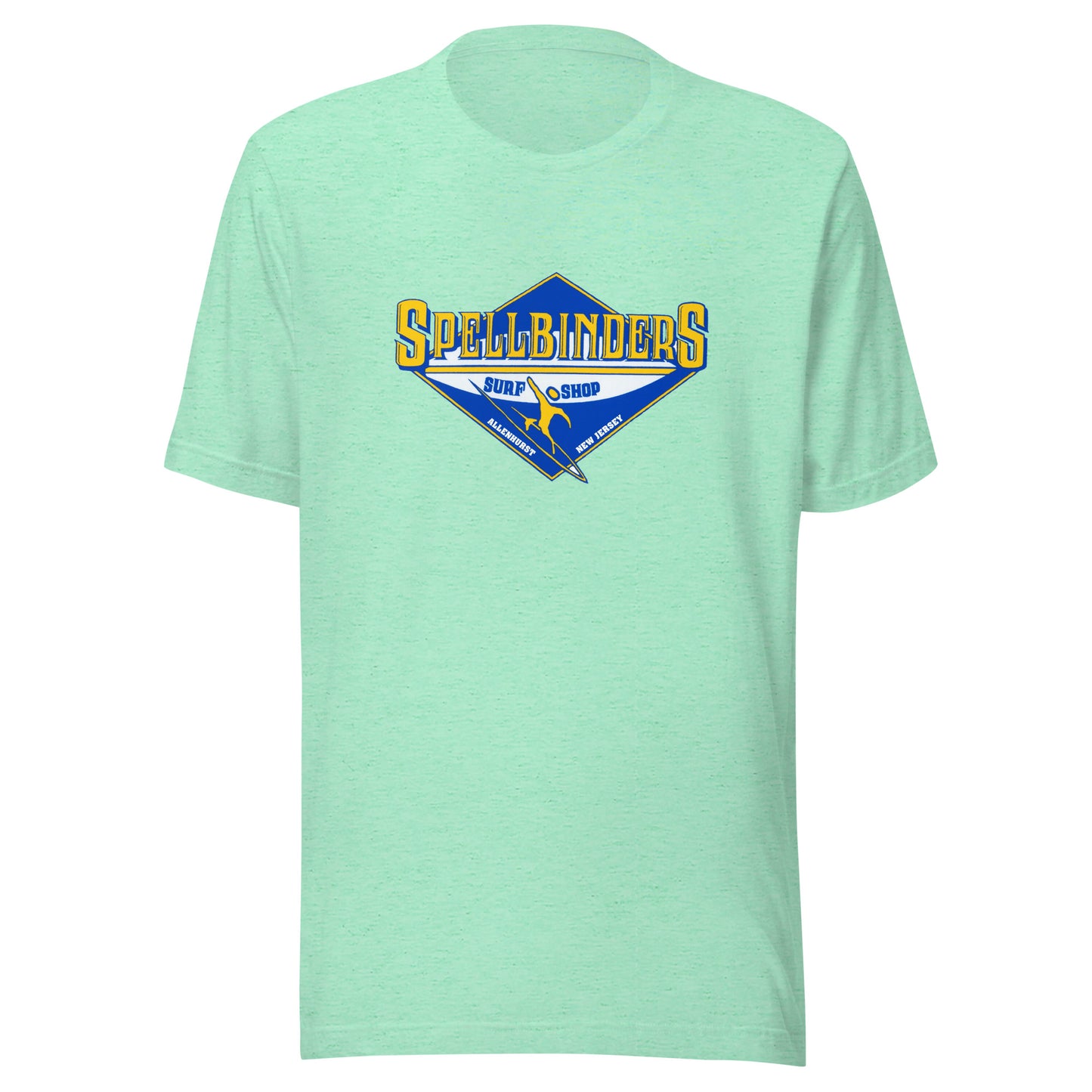 Spellbinder's Surf & Snow - ALLENHURST - Unisex t-shirt Heather Mint