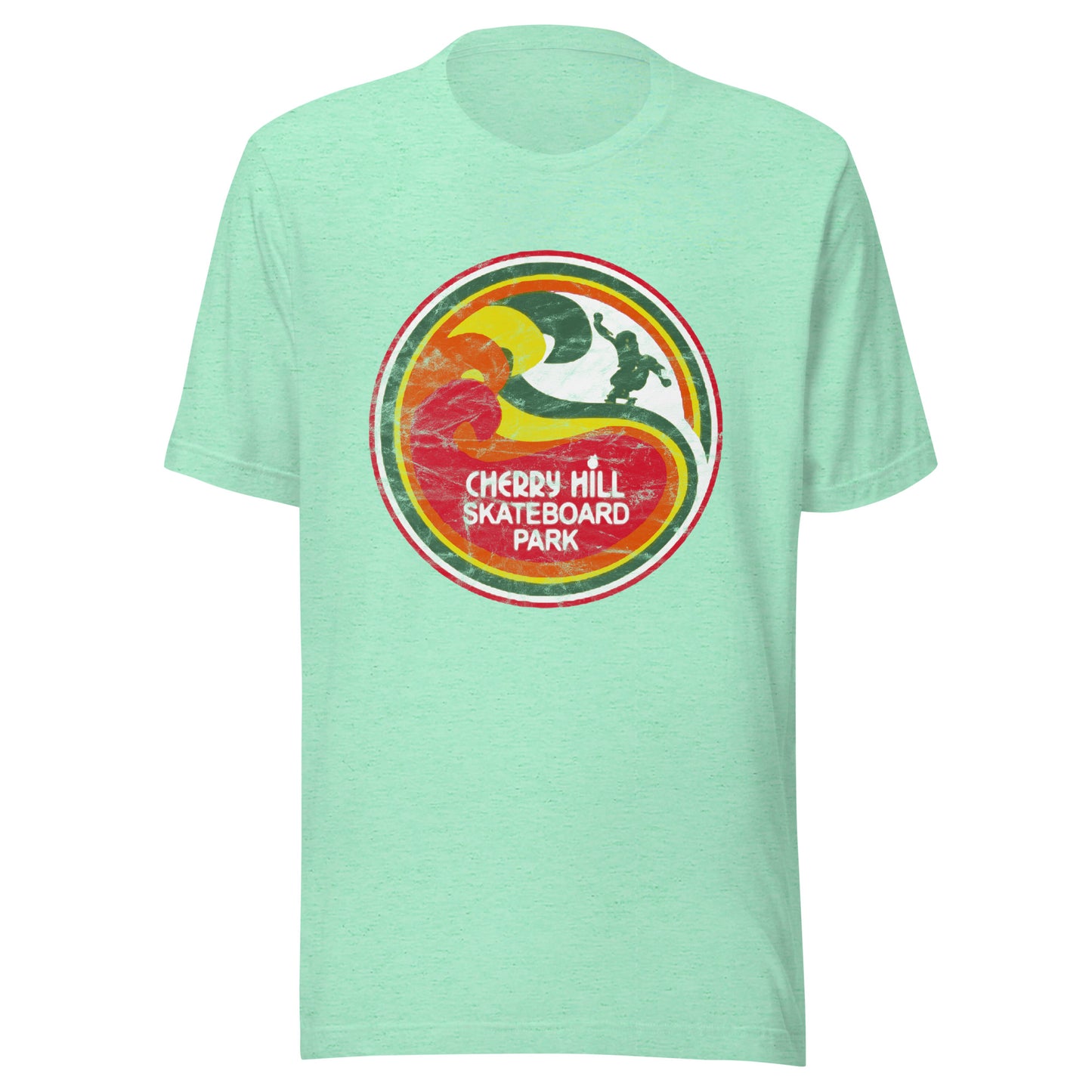 Cherry Hill Skateboard Park - CHERRY HILL - Unisex t-shirt Heather Mint