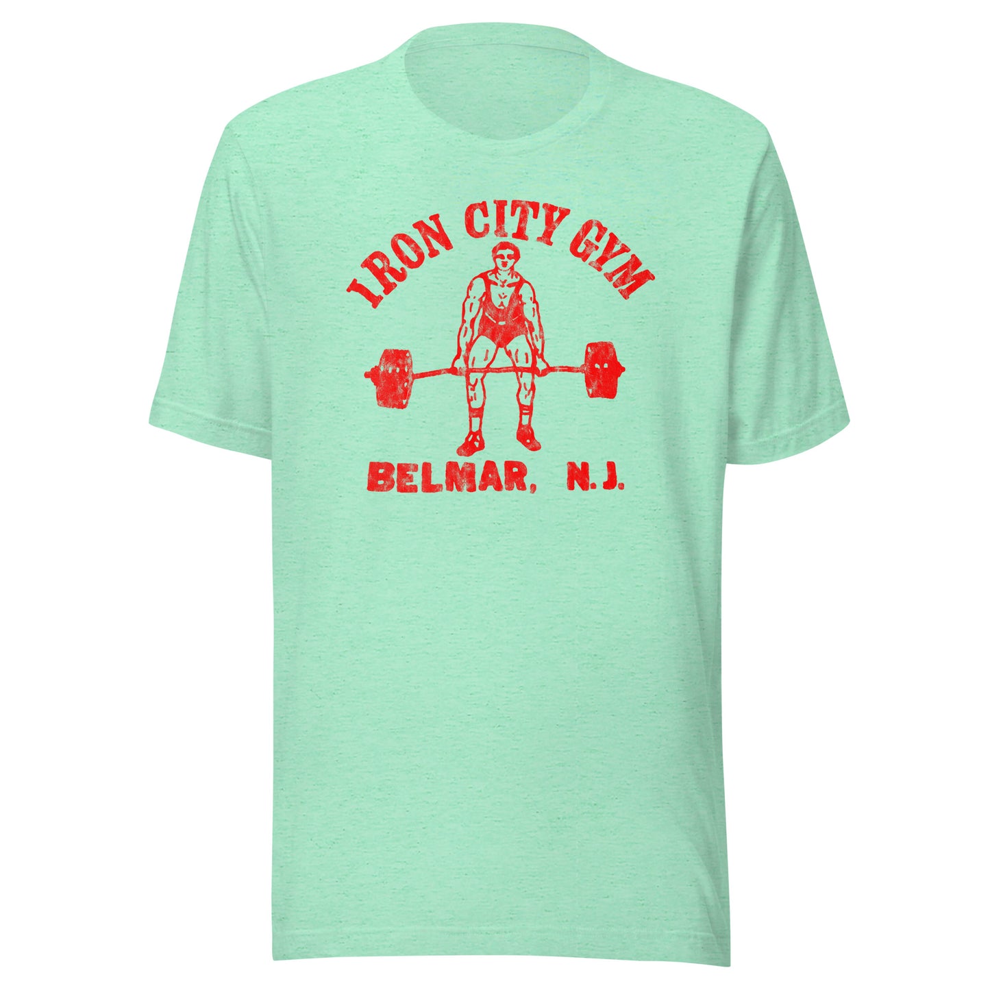 Iron City Gym - BELMAR - Unisex t-shirt Heather Mint
