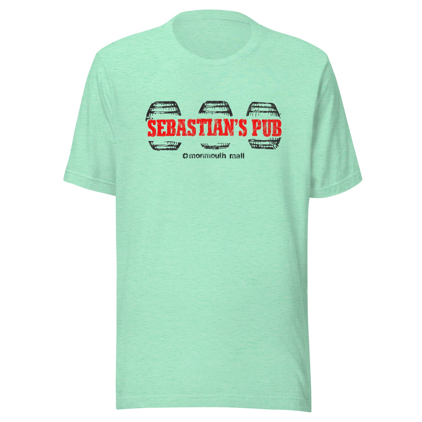 Sebastian's Pub - MONMOUTH MALL / EATONTOWN - Unisex t-shirt Heather Mint