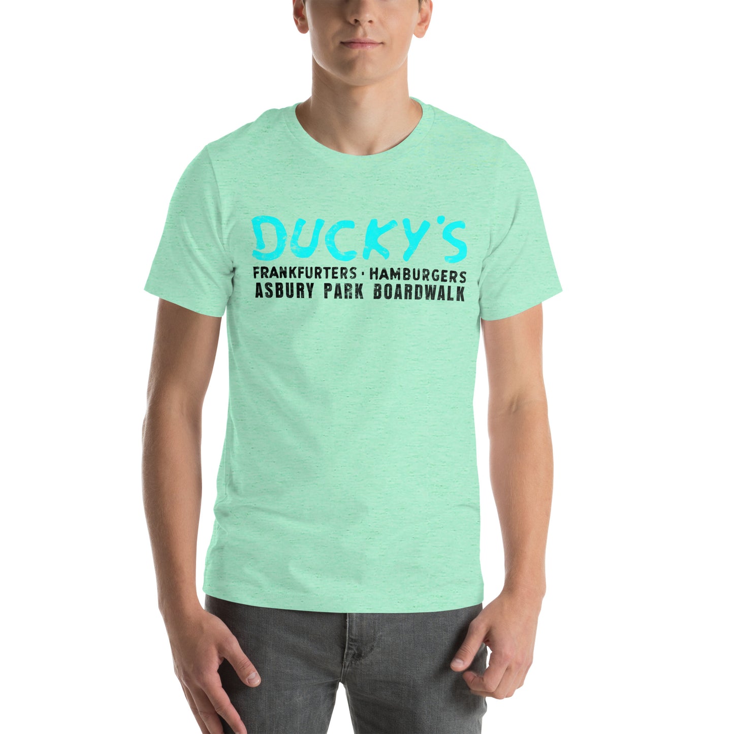 Ducky's - ASBURY PARK - Unisex t-shirt Heather Mint