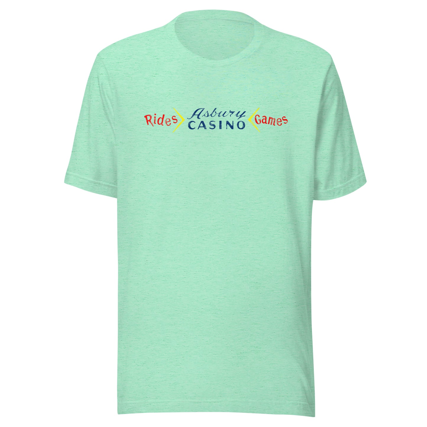 Asbury Casino - ASBURY PARK - Unisex t-shirt Heather Mint