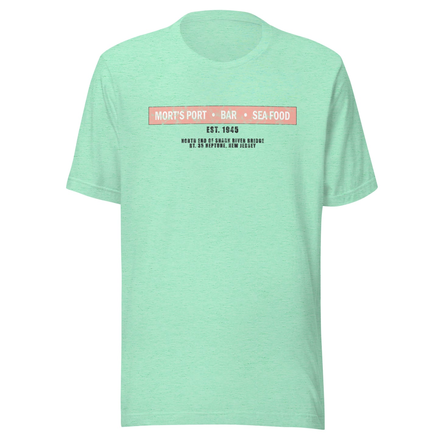 Mort's Port - NEPTUNE - Unisex t-shirt Heather Mint