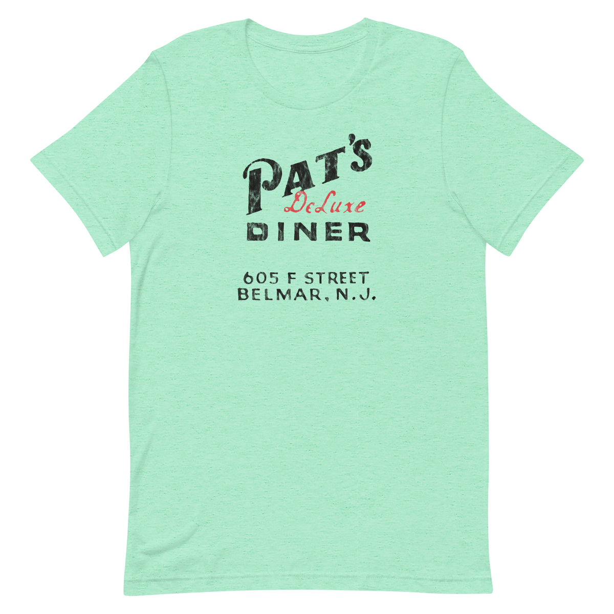 Pat's Diner - BELMAR - Unisex t-shirt Heather Mint