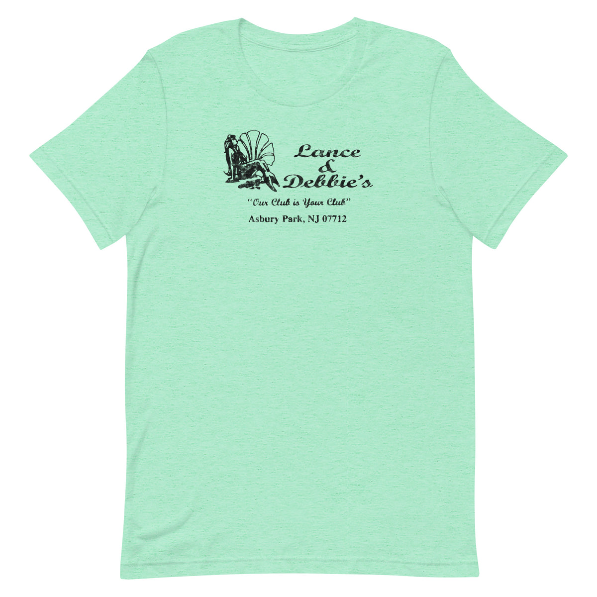 Lance & Debbie's - ASBURY PARK - Unisex t-shirt Heather Mint