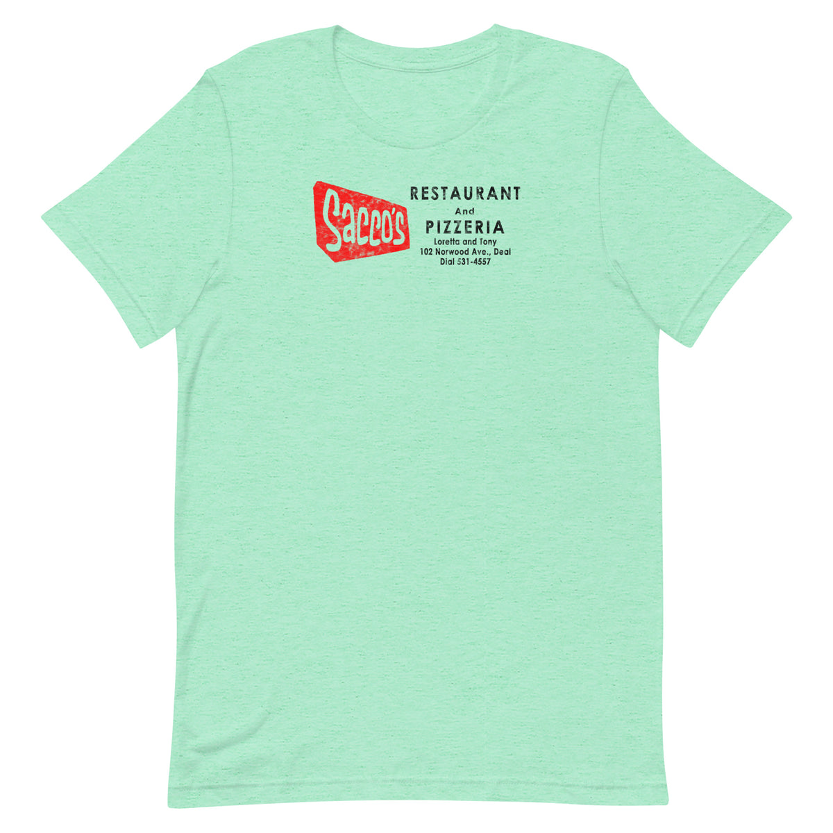 Sacco's Restaurant & Pizzaria - DEAL - Unisex t-shirt