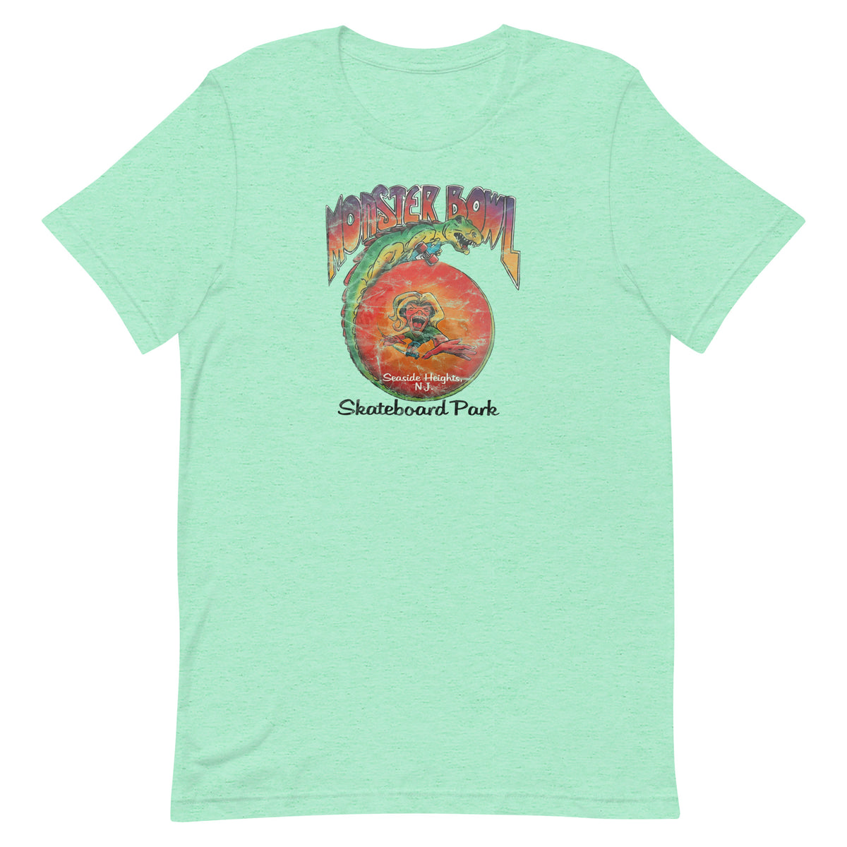 Monster Bowl Skateboard Park - SEASIDE HEIGHTS - Unisex t-shirt