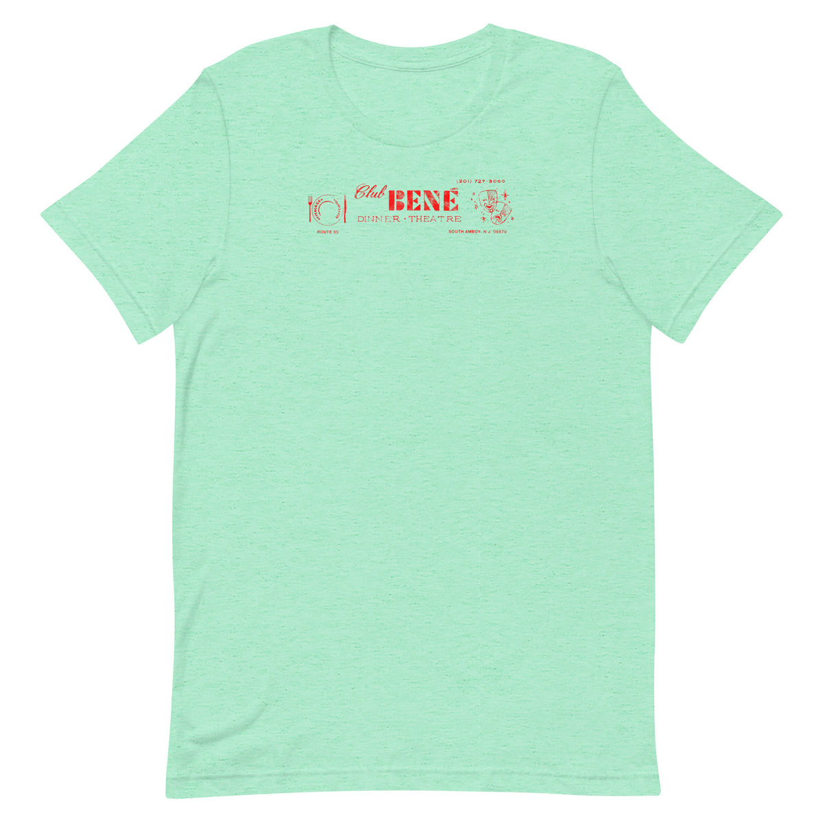 Club Bené - SOUTH AMBOY - Unisex t-shirt Heather Mint