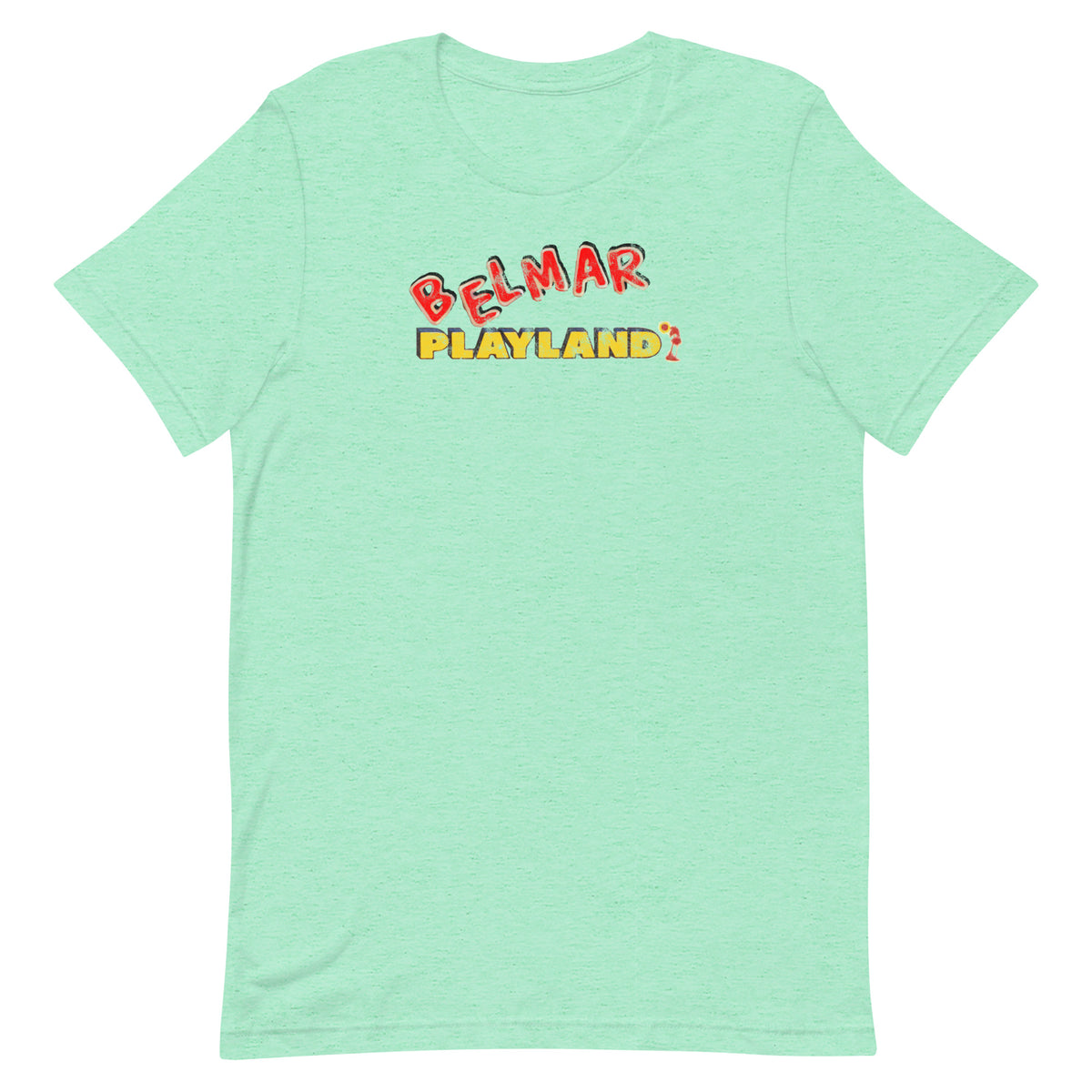 Belmar Playland - BELMAR - Unisex t-shirt Heather Mint