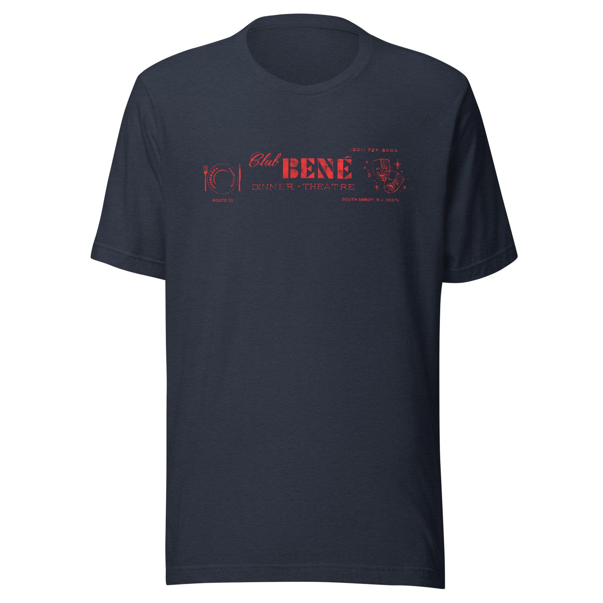 Club Bené - SOUTH AMBOY - Unisex t-shirt Heather Navy
