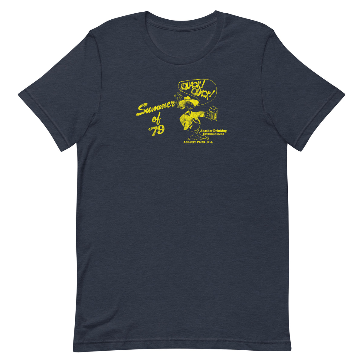 Quack Quack / Summer of '79 - ASBURY PARK - Unisex t-shirt Heather Navy