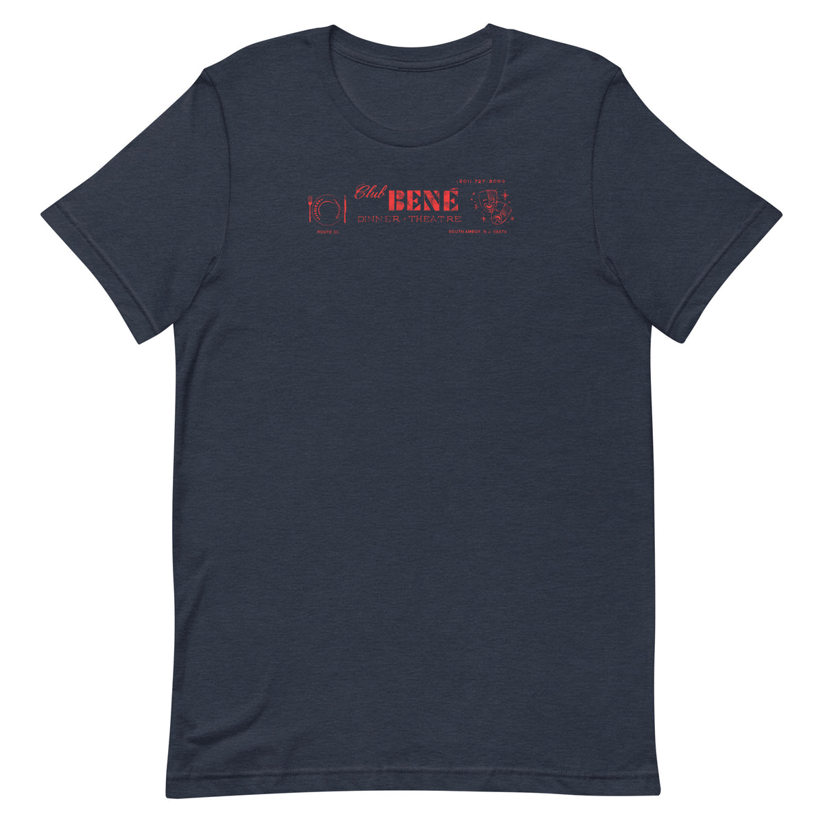 Club Bené - SOUTH AMBOY - Unisex t-shirt Heather Navy