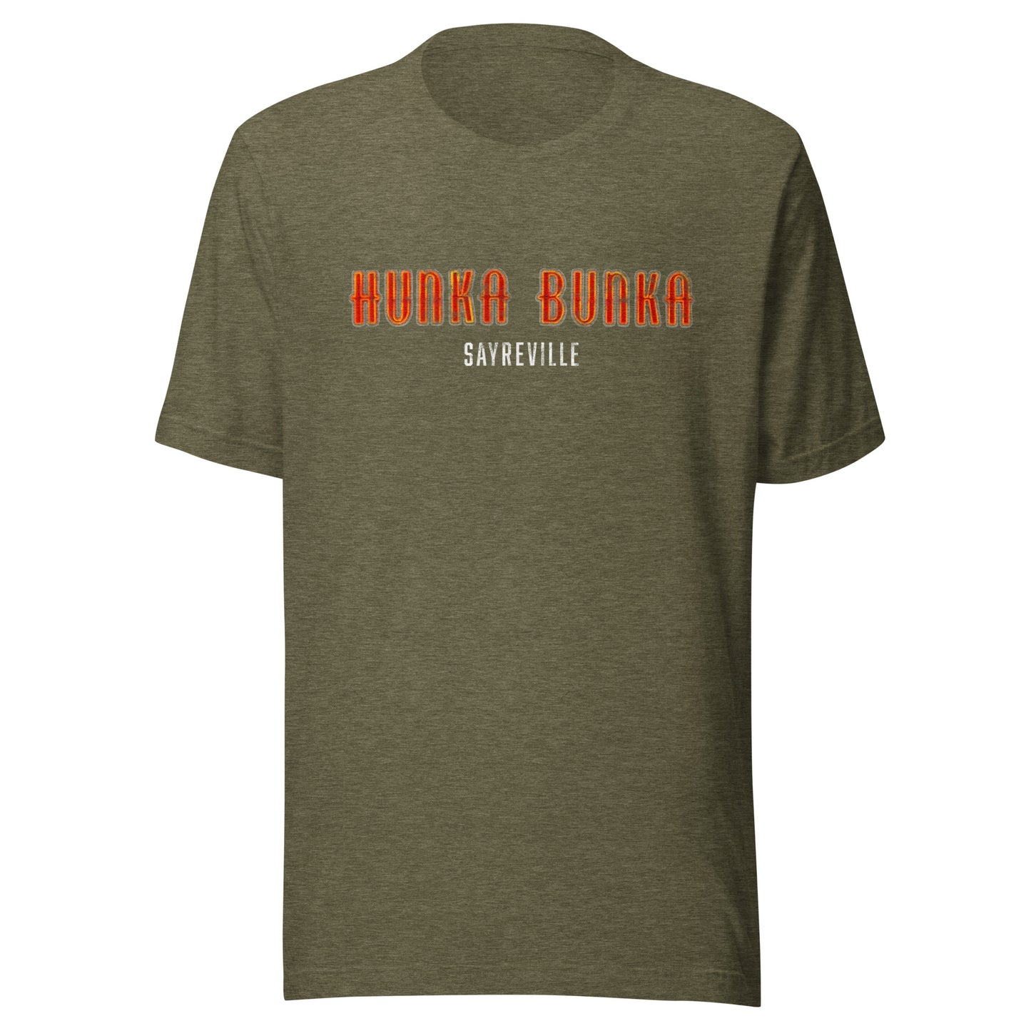 HUNKA BUNKA - SAYREVILLE - Short sleeve t-shirt Heather Olive