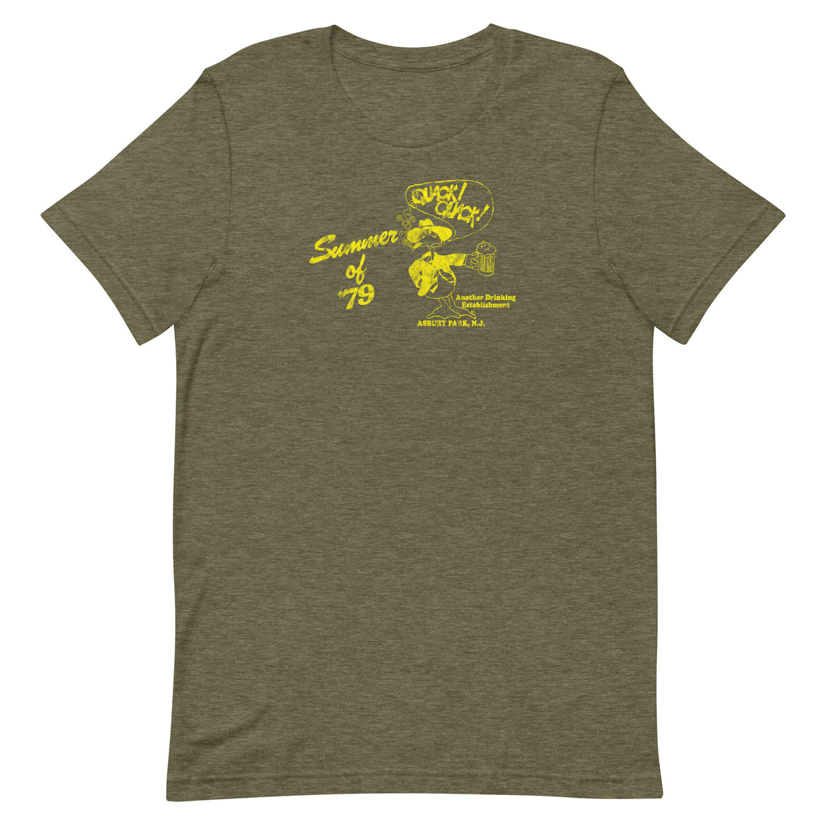 Quack Quack / Summer of '79 - ASBURY PARK - Unisex t-shirt Heather Olive