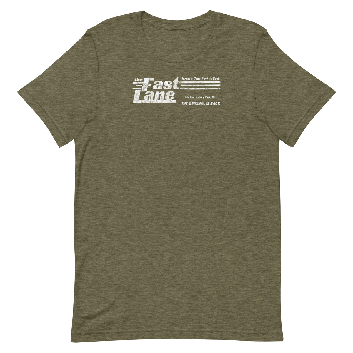 The Fast Lane (White Logo) - ASBURY PARK - Unisex t-shirt