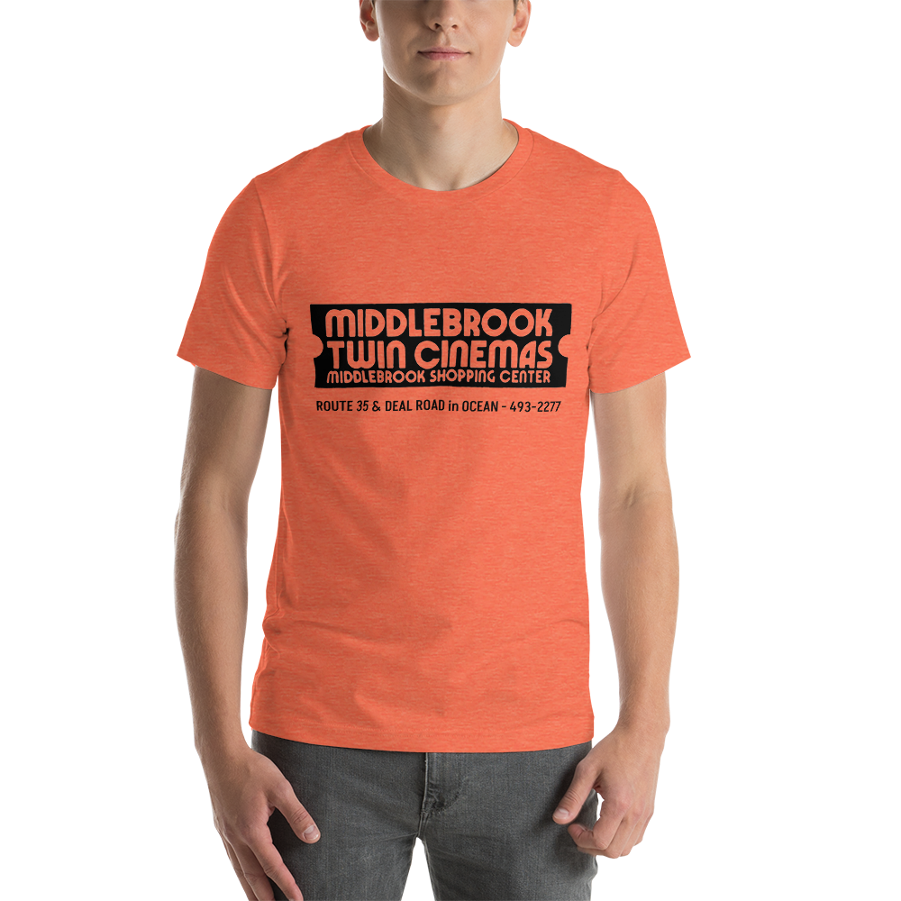 Middlebrook Twin Cinema - OCEAN - Unisex t-shirt Heather Orange