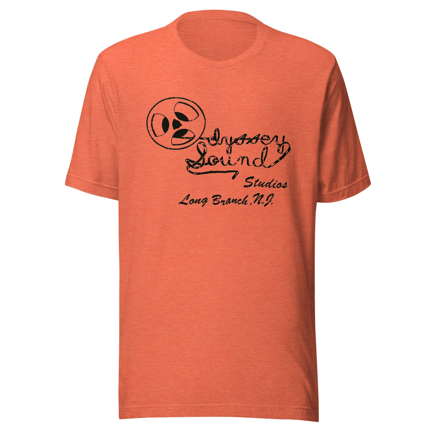 Odyssey Sound Studios - LONG BRANCH - Unisex t-shirt Heather Orange