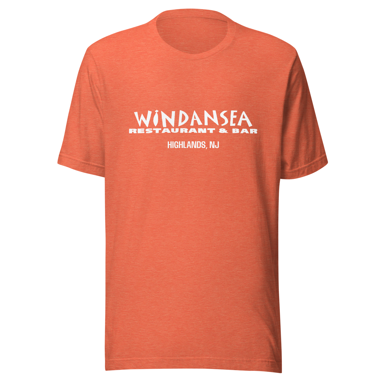Windansea Restaurant & Bar - HIGHLANDS - Unisex t-shirt Heather Orange