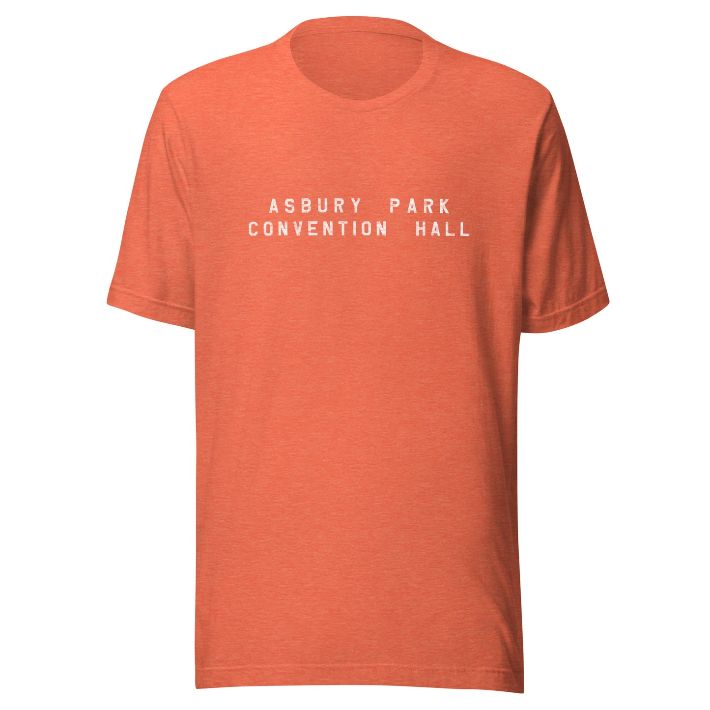 Convention Hall - ASBURY PARK - Unisex t-shirt Heather Orange