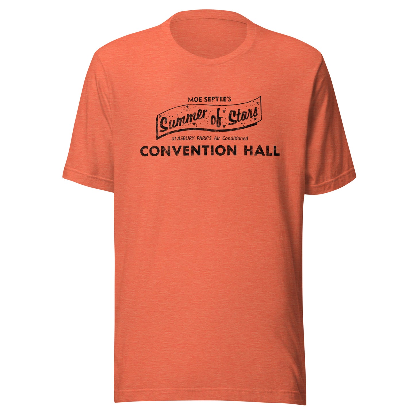 Moe Septee's Summer of Stars - ASBURY PARK - Unisex t-shirt Heather Orange