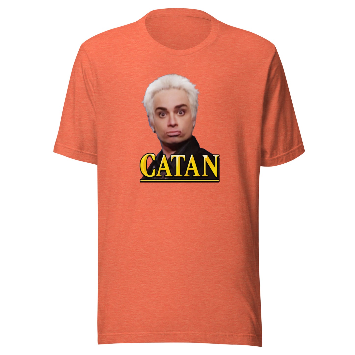 Kattan x Catan - Unisex t-shirt Heather Orange