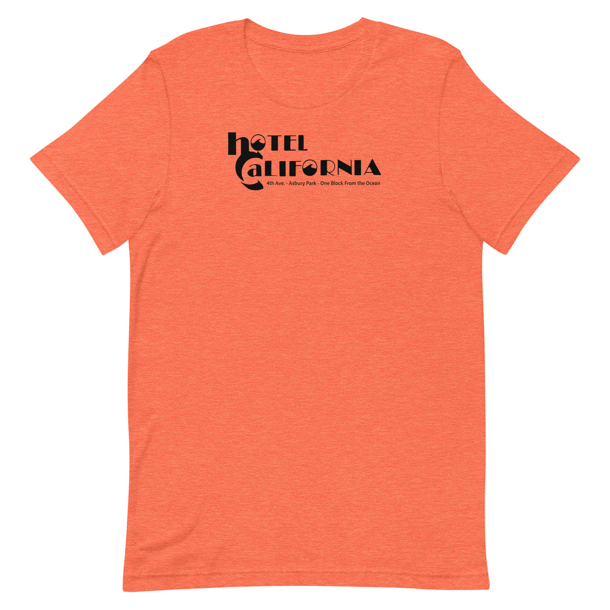 Hotel California - ASBURY PARK - Unisex t-shirt Heather Orange