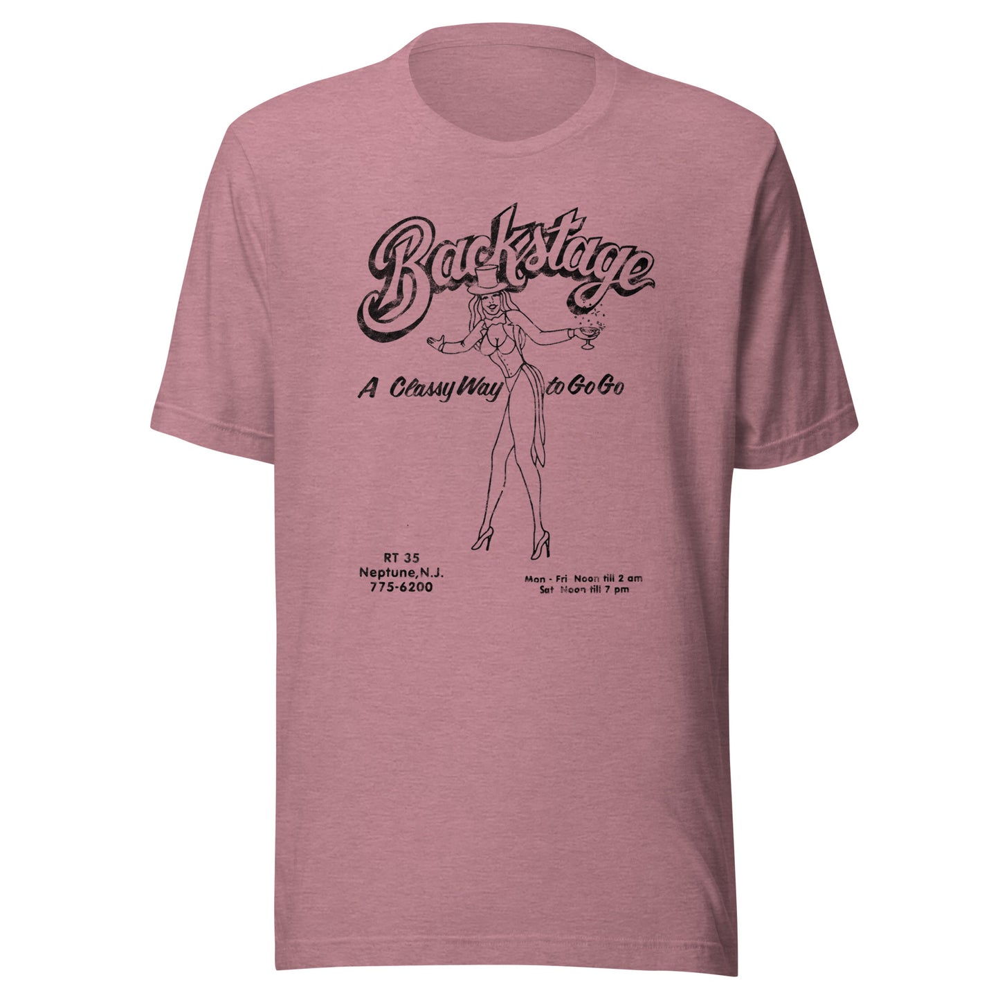 Backstage Go-Go Club - NEPTUNE - Unisex t-shirt Heather Orchid