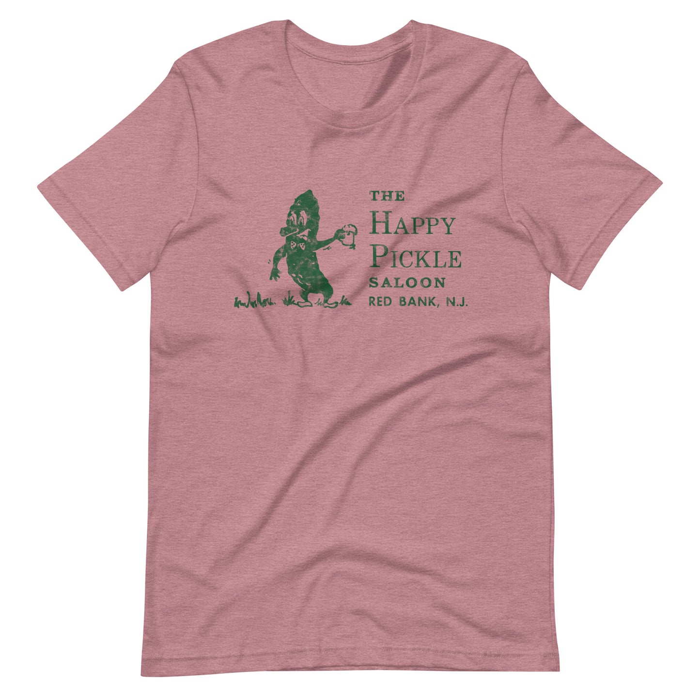 The Happy Pickle Saloon - RED BANK - Unisex t-shirt Heather Orchid