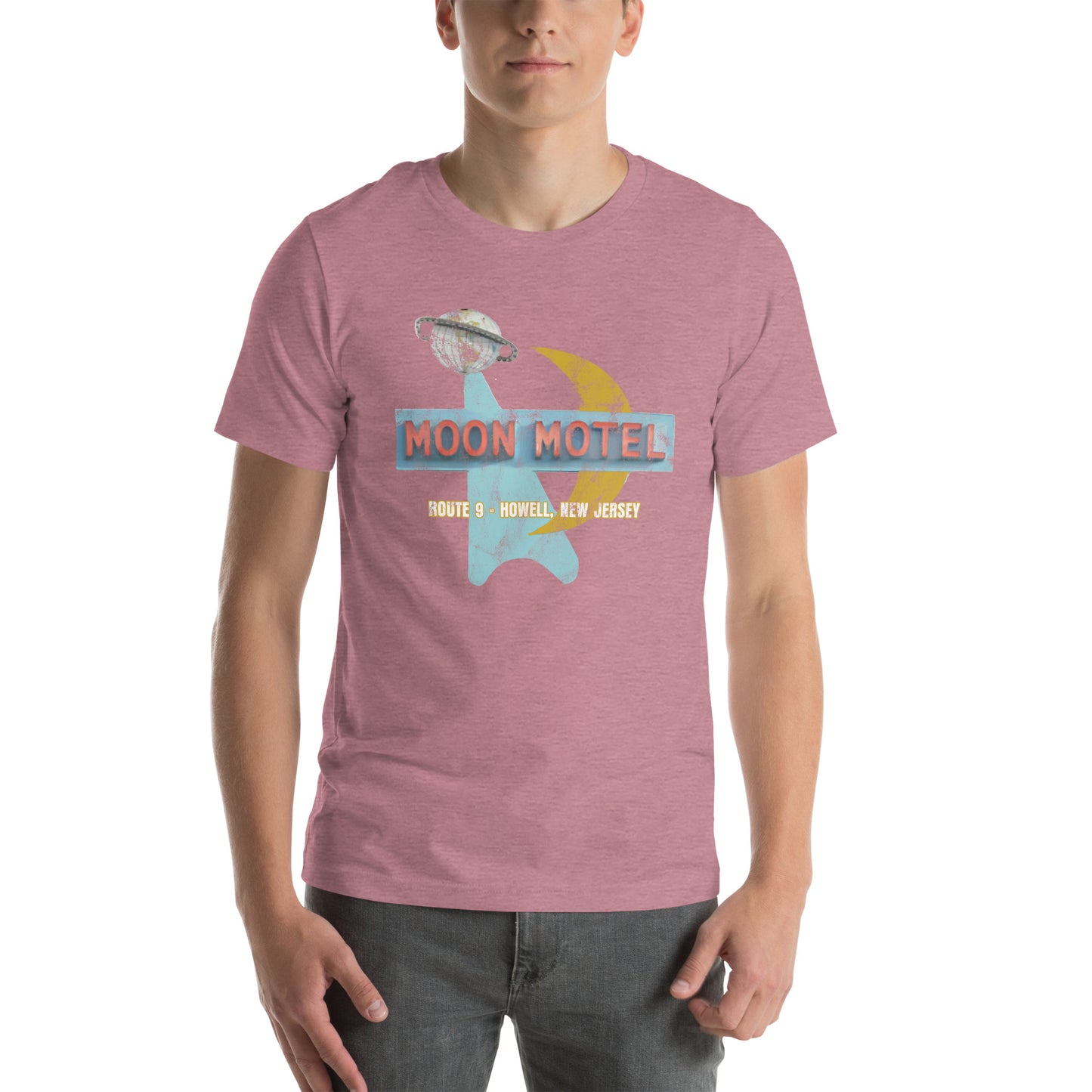 Moon Motel - HOWELL - Unisex t-shirt Heather Orchid