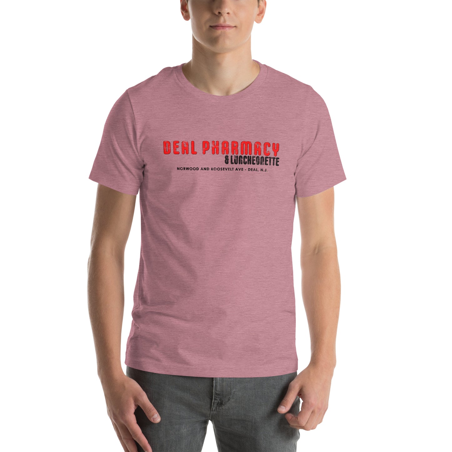 Deal Pharmacy & Luncheonette - DEAL - Unisex t-shirt Heather Orchid