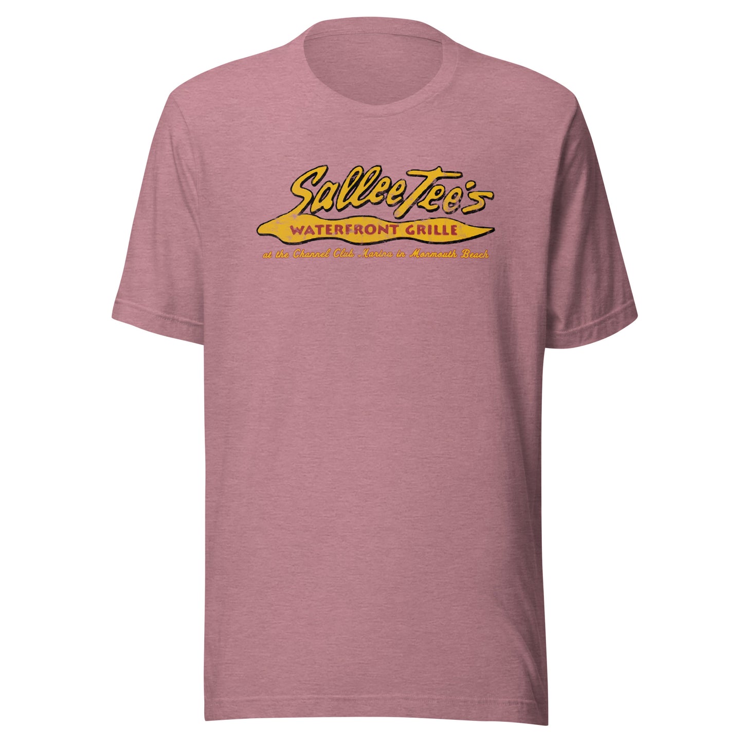 Sallee Tee's Waterfront Grill - MONMOUTH BEACH - Unisex t-shirt Heather Orchid
