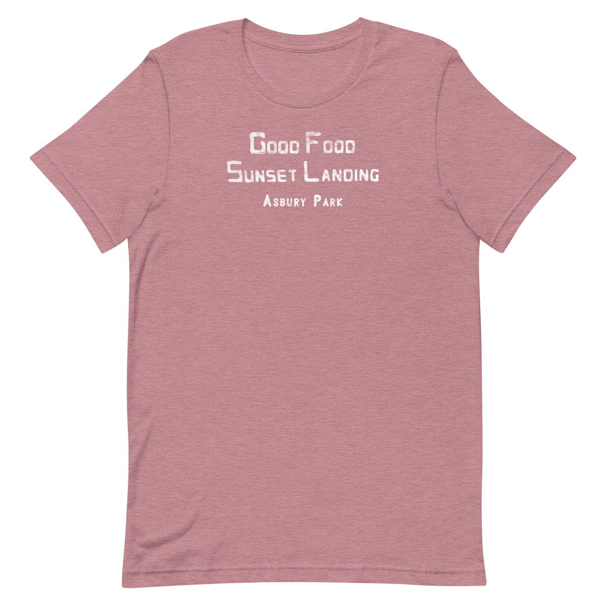 Sunset Landing - ASBURY PARK - Unisex t-shirt Heather Orchid