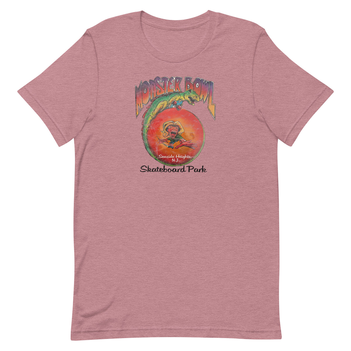 Monster Bowl Skateboard Park - SEASIDE HEIGHTS - Unisex t-shirt