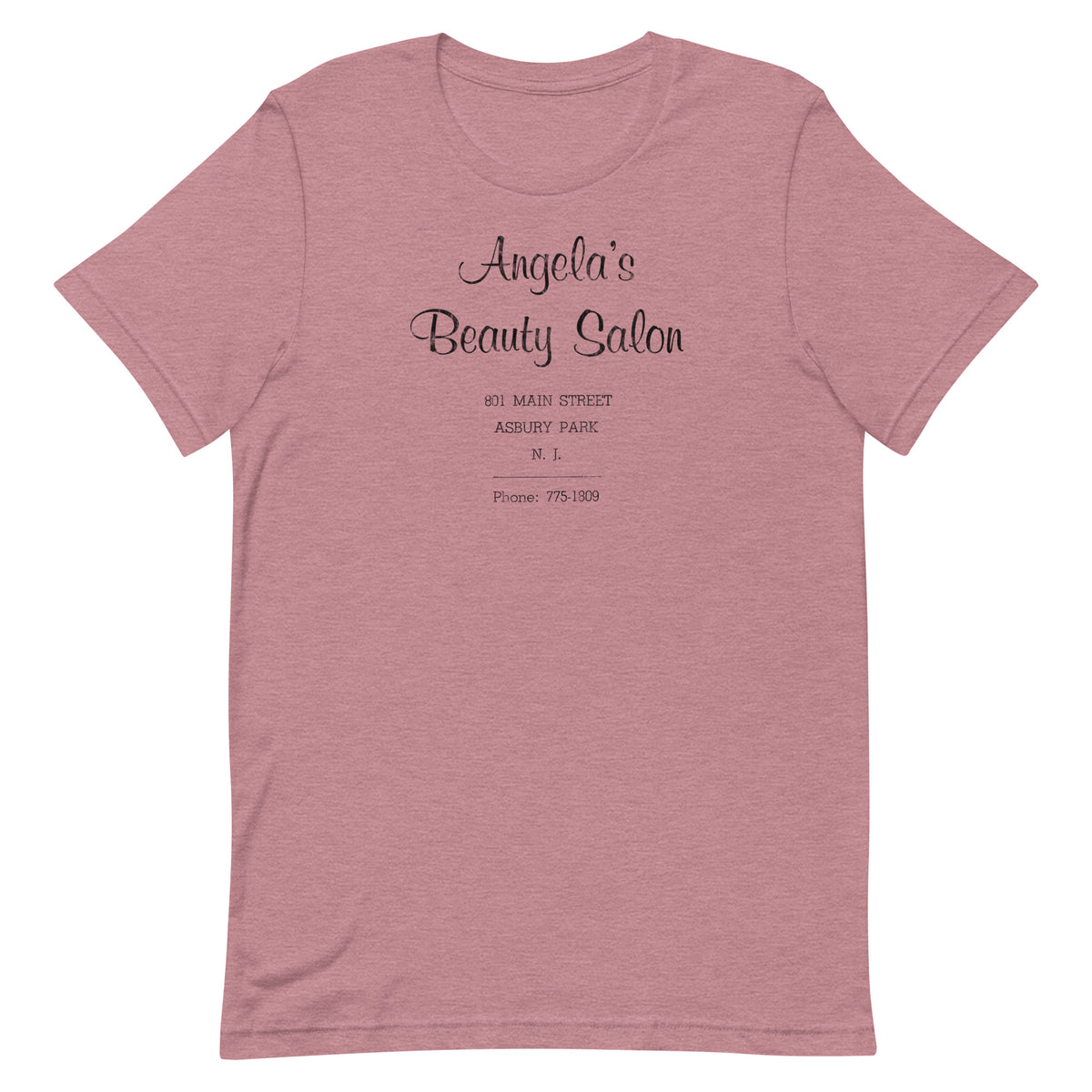 Angela's Beauty Salon - ASBURY PARK - Unisex t-shirt Heather Orchid