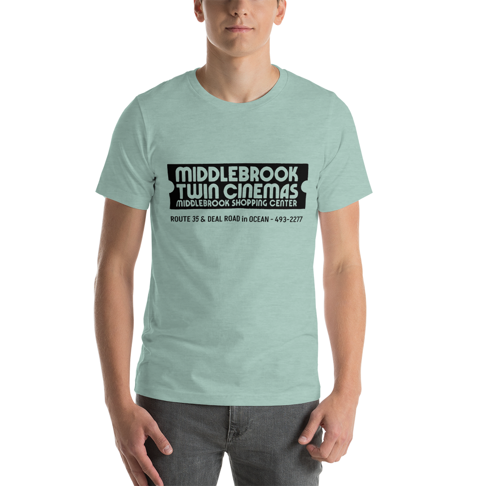 Middlebrook Twin Cinema - OCEAN - Unisex t-shirt Heather Prism Dusty Blue