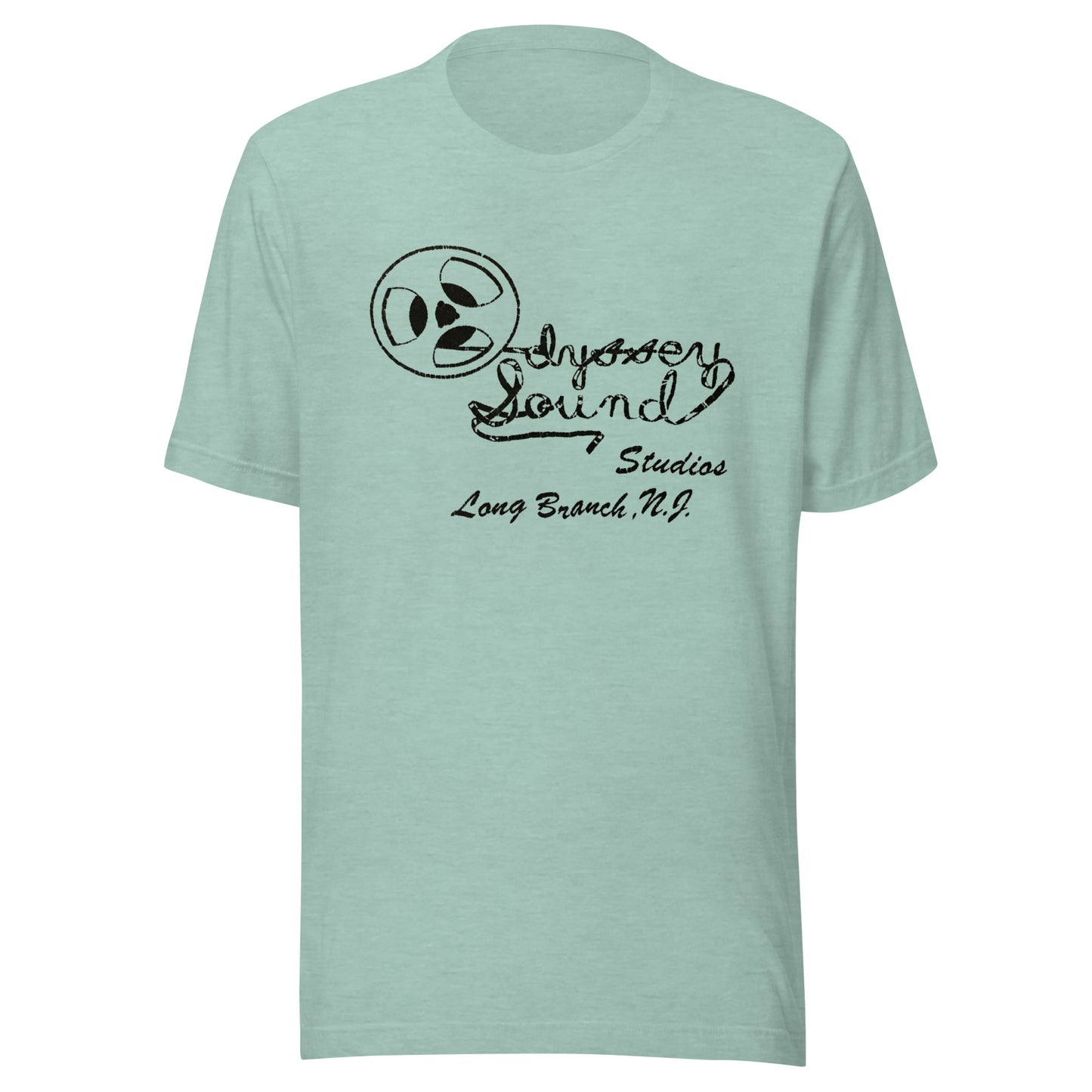 Odyssey Sound Studios - LONG BRANCH - Unisex t-shirt Heather Prism Dusty Blue