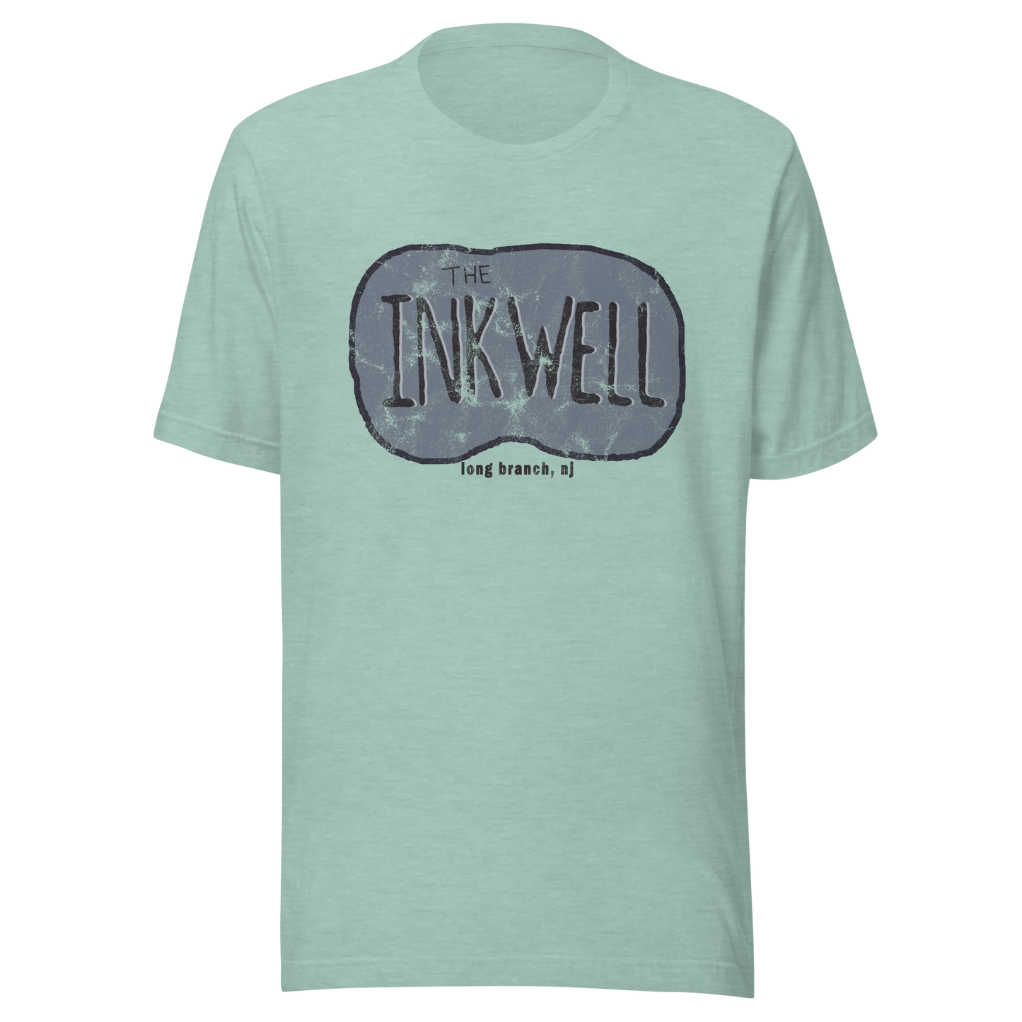 The Inkwell - LONG BRANCH - Unisex t-shirt Heather Prism Dusty Blue
