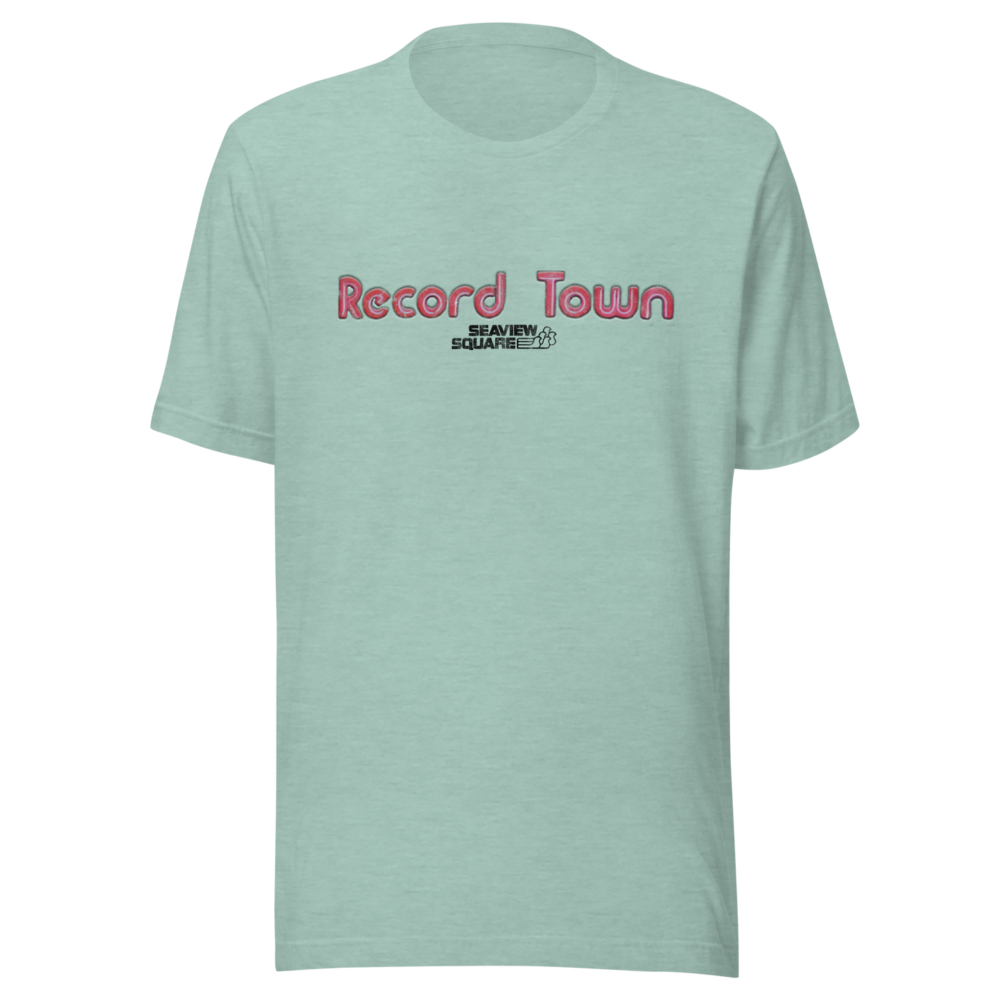 Record World - SEAVIEW SQUARE - Unisex t-shirt Heather Prism Dusty Blue