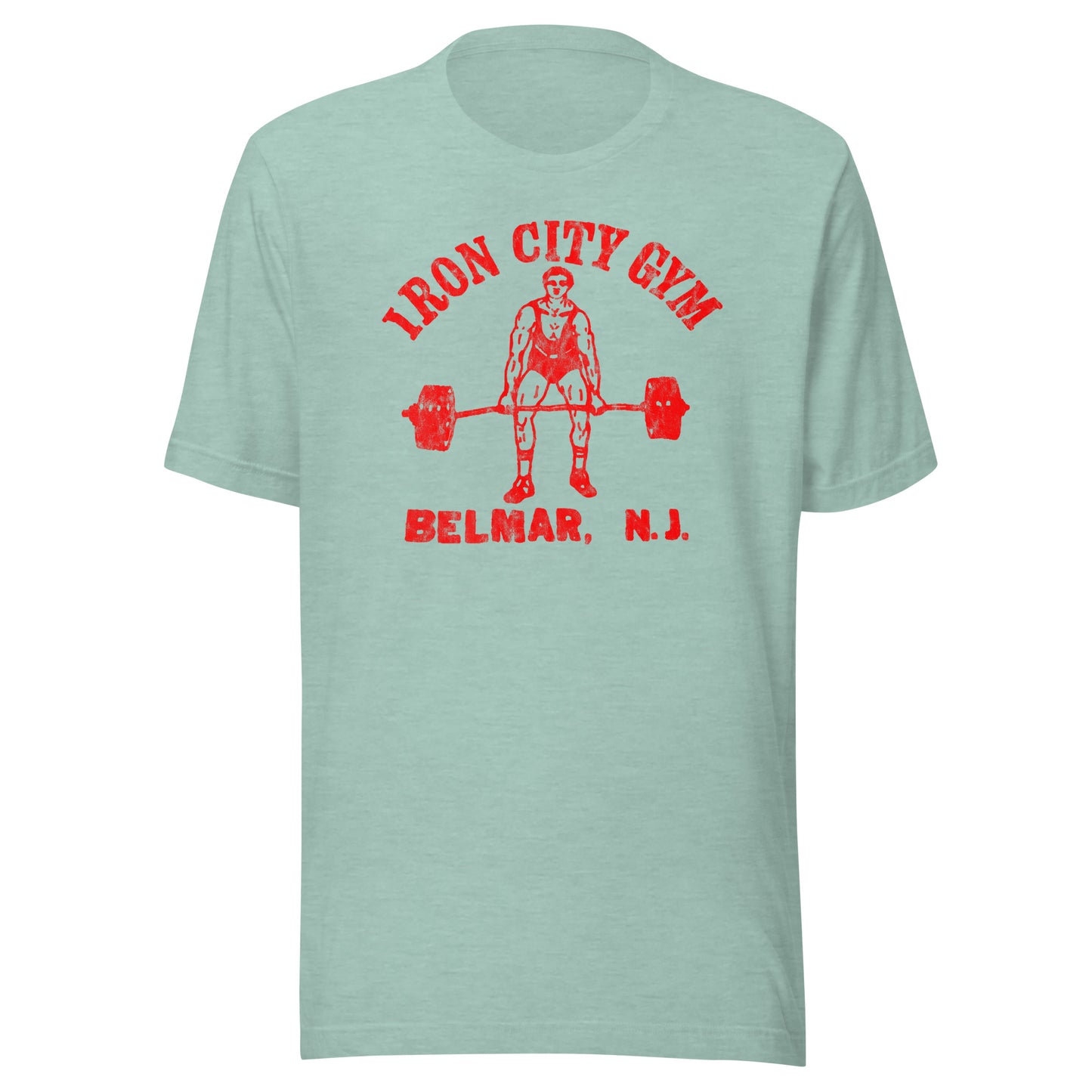 Iron City Gym - BELMAR - Unisex t-shirt Heather Prism Dusty Blue