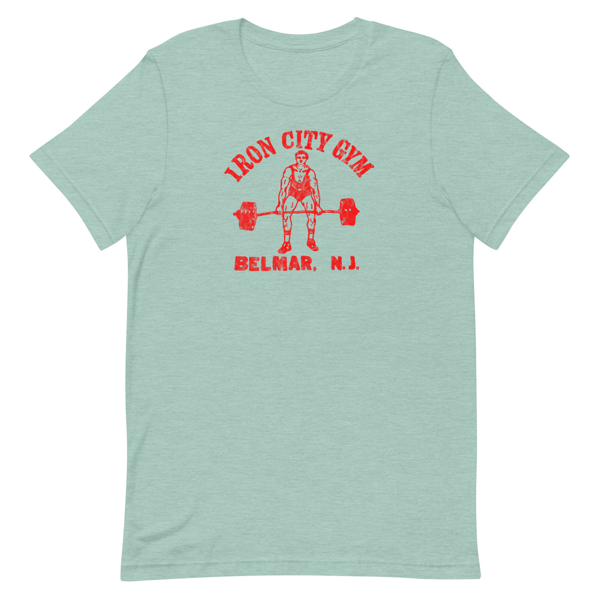 Iron City Gym - BELMAR - Unisex t-shirt Heather Prism Dusty Blue