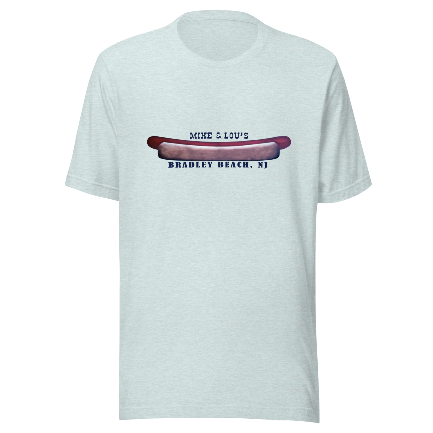 Mike & Lou's - BRADLEY BEACH - Unisex t-shirt Heather Prism Ice Blue