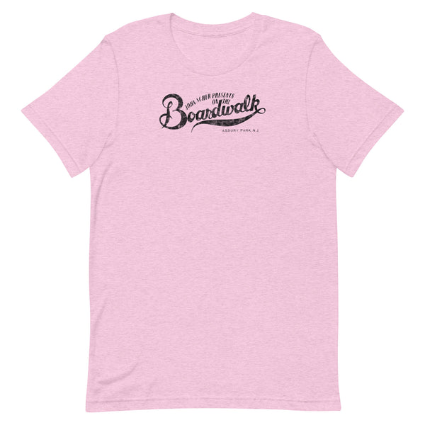 John Scher Presents "On The Boardwalk" - ASBURY PARK - Unisex t-shirt Heather Prism Lilac