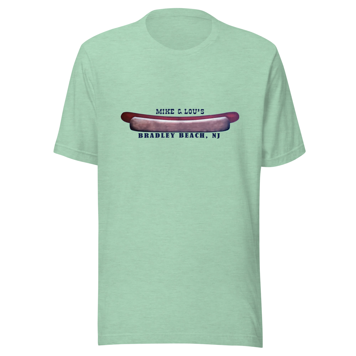 Mike & Lou's - BRADLEY BEACH - Unisex t-shirt Heather Prism Mint