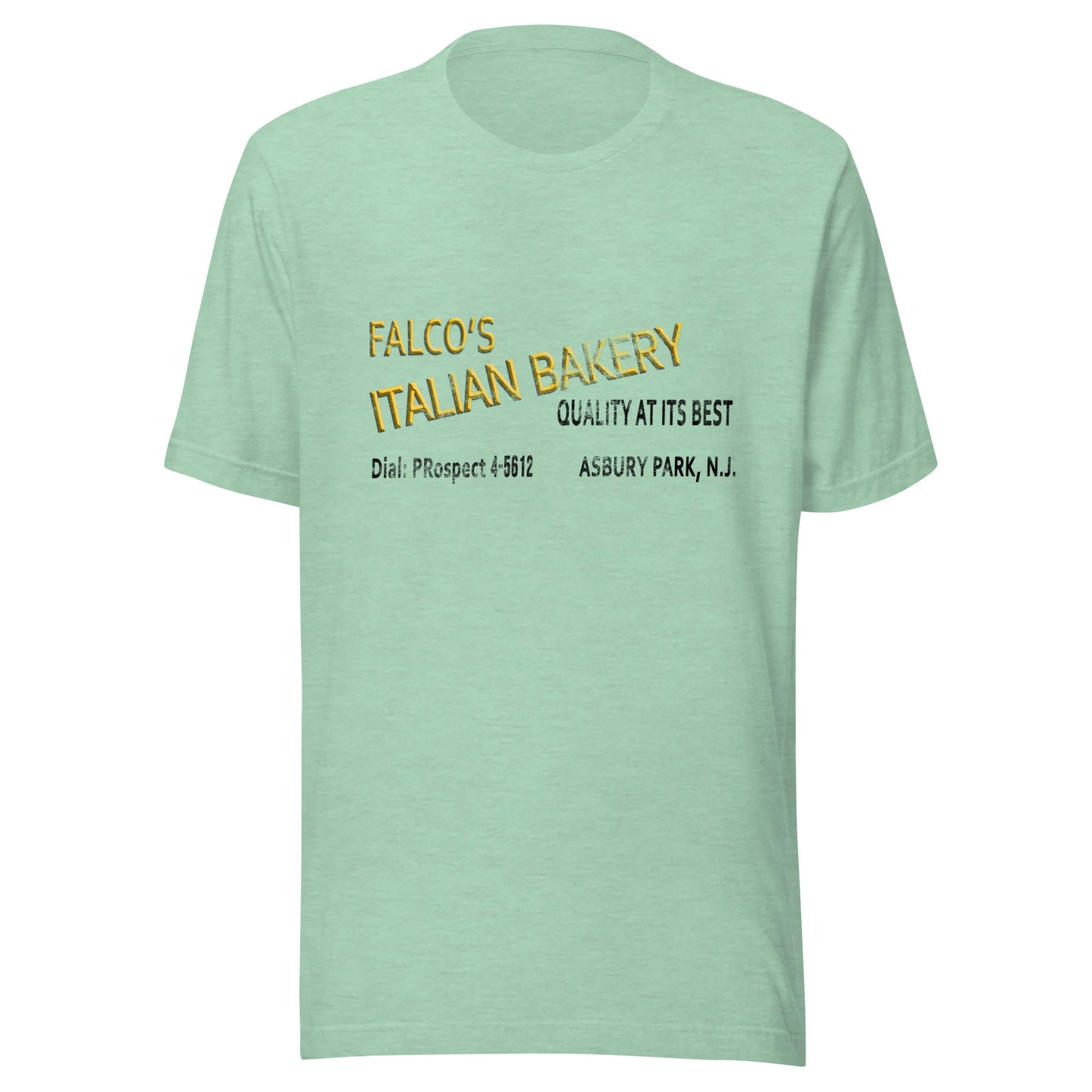 Falco's Italian Bakery - ASBURY PARK - Unisex t-shirt Heather Prism Mint