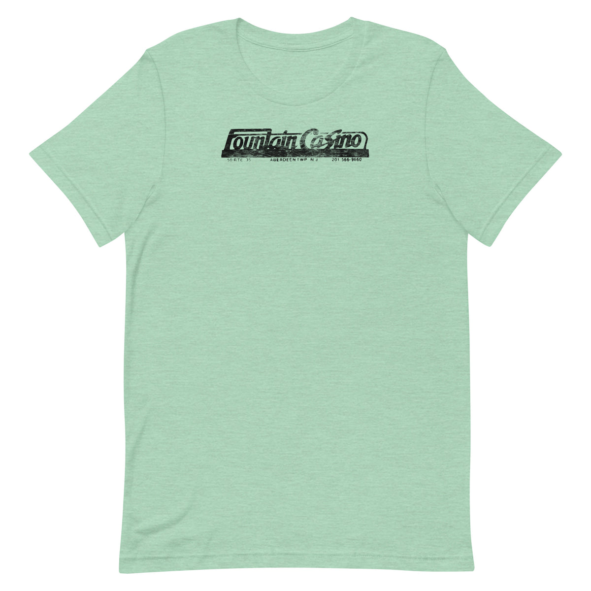 Fountain Casino - ABERDEEN - Unisex t-shirt Heather Prism Mint